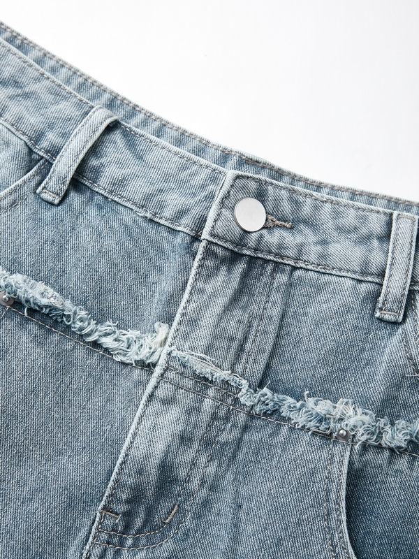 Herrenjeans im Used-Look mit verblasstem Patchwork-6