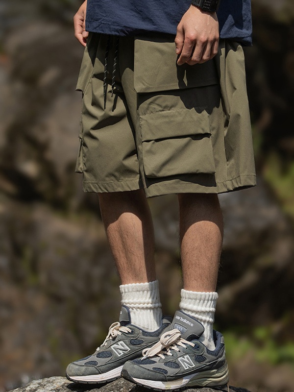 Herren-Cargoshorts mit 3D-Taschen-1