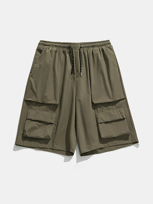 Herren-Cargoshorts mit 3D-Taschen-4