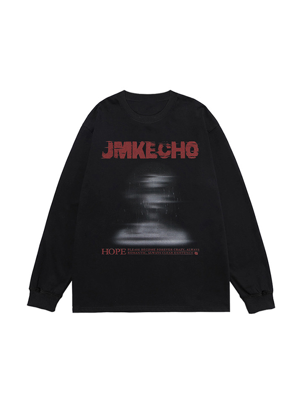 Herren-Sweatshirt mit verwaschenem Street-Blurred-Portrait-Print-3