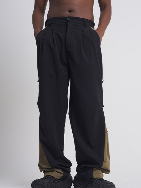 Herren-Cargohose mit kontrastierendem Splice-Bruch-2