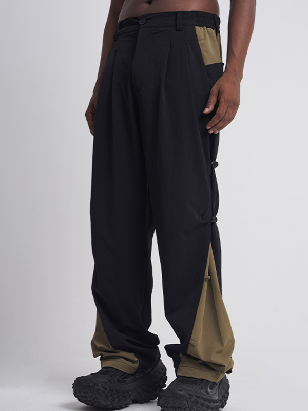 Herren-Cargohose mit kontrastierendem Splice-Bruch-1