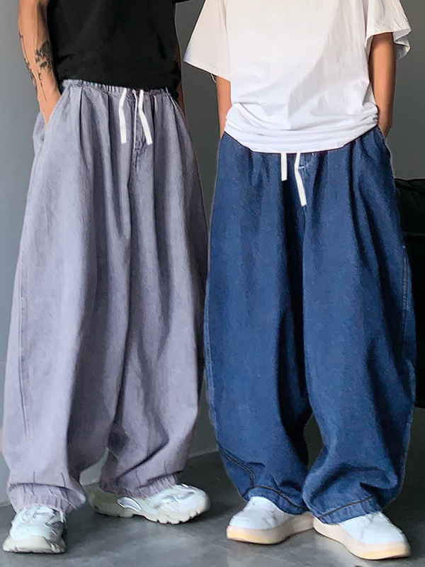 Lockere Vintage Skater-Jeans für Herren-2