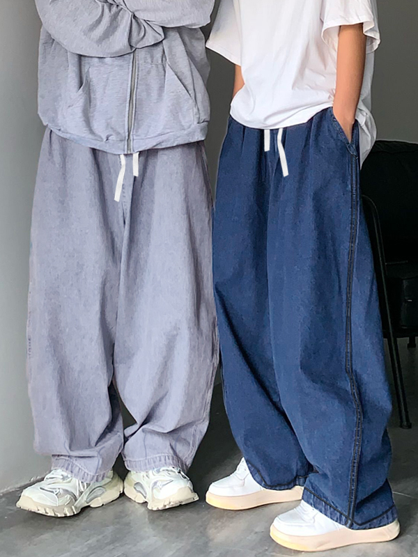 Lockere Vintage Skater-Jeans für Herren-1