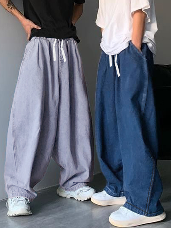 Lockere Vintage Skater-Jeans für Herren-3
