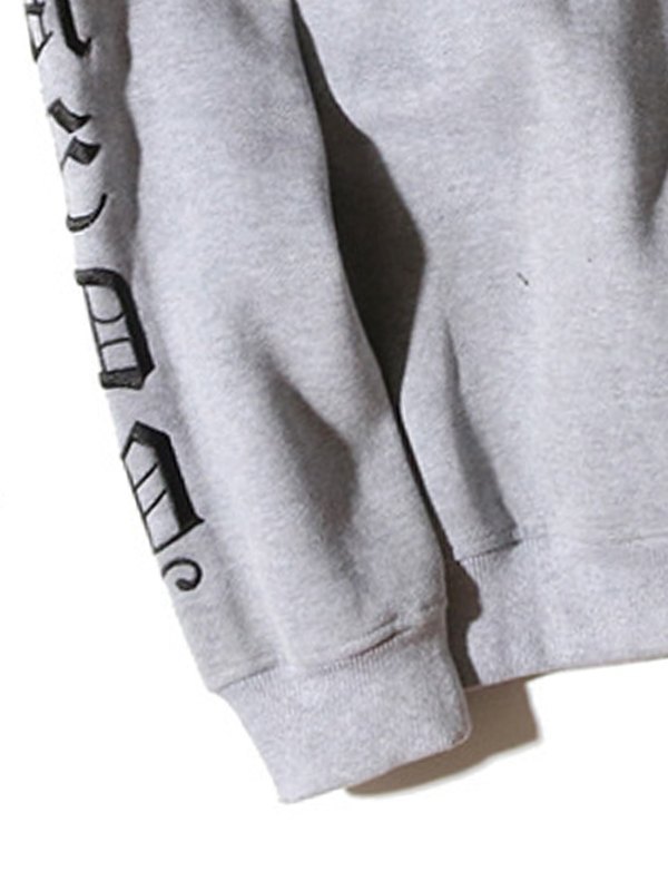 Pullover-Sweatshirt mit Buchstabenstickerei für Herren-1