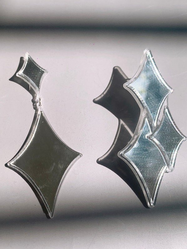 Geometrische Charme-Tropfen-Ohrringe-1
