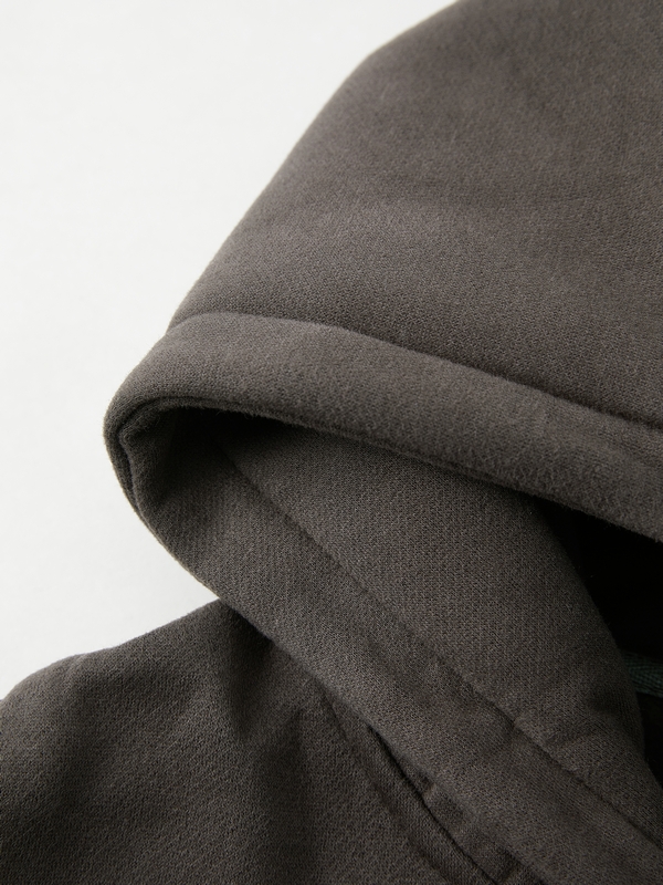 Lockerer Kapuzenpullover mit Skelett-Print-2