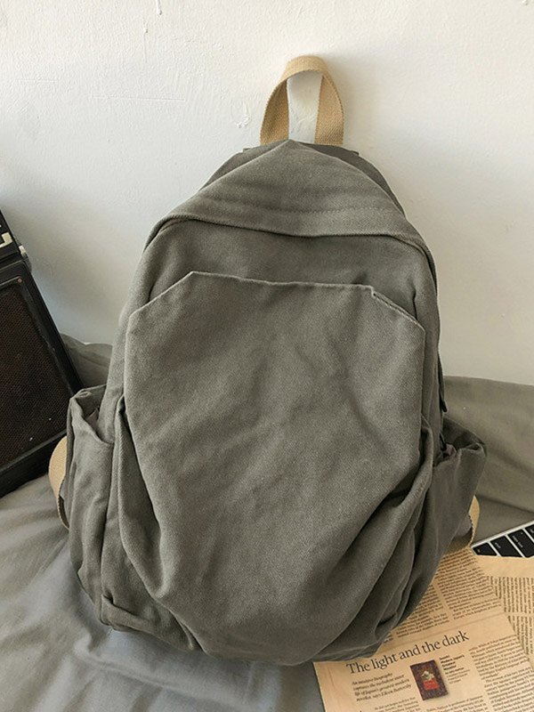 Vintage Wash College Schulrucksack-4