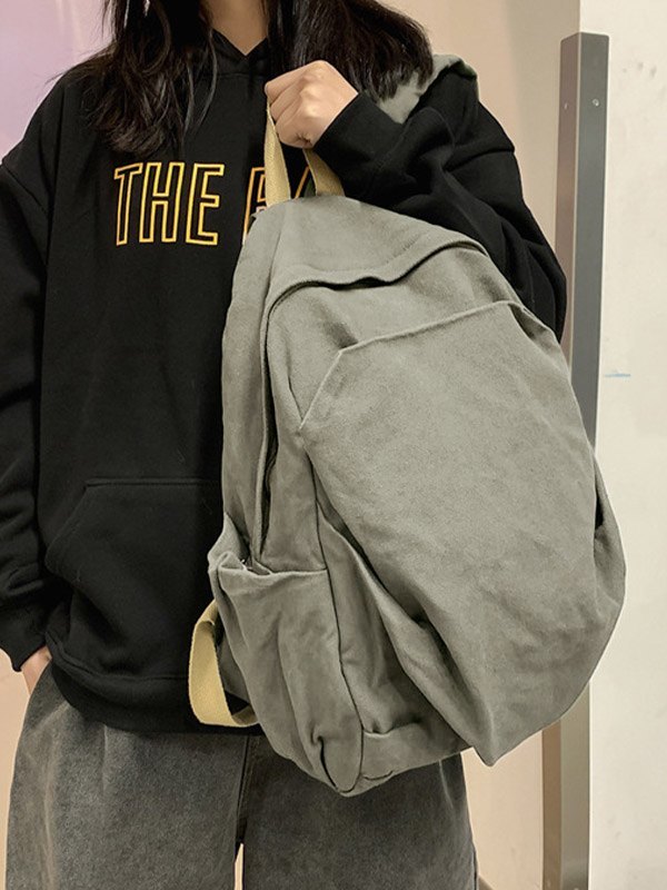 Vintage Wash College Schulrucksack-1