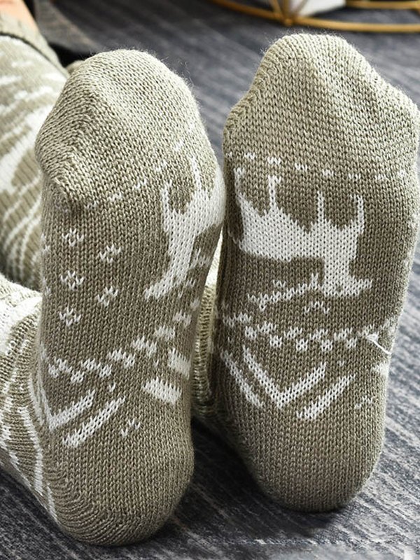 Weihnachts-Jacquard-Kniestrümpfe-4