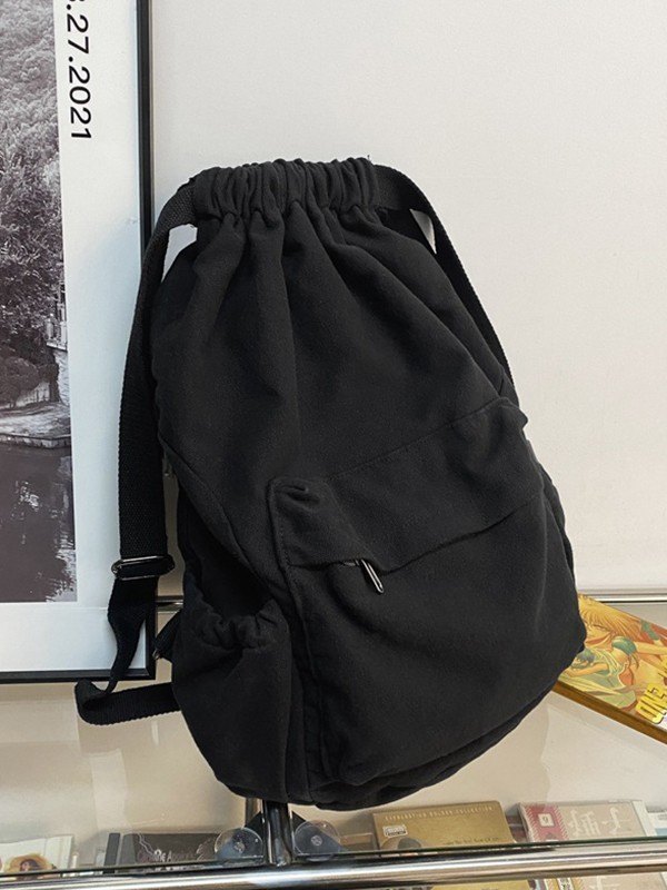 Canvas-Rucksack mit Kordelzug-3