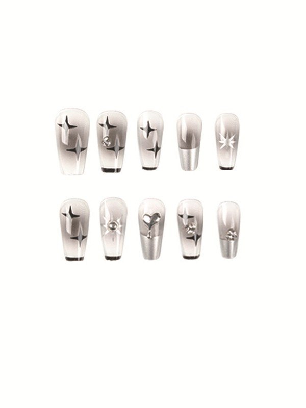 24 Stück Starry Night Press On Nails-4