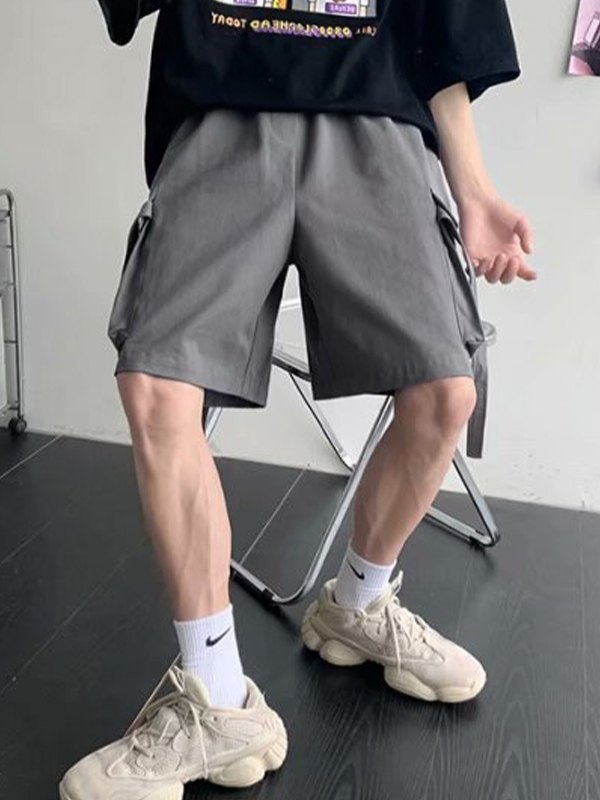 Lässige Cargo-Shorts mit geradem Bein für Herren-5