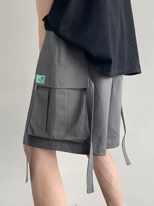 Lässige Cargo-Shorts mit geradem Bein für Herren-4