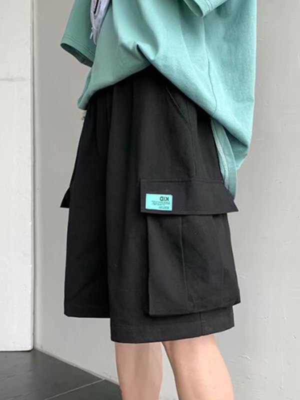Lässige Cargo-Shorts mit geradem Bein für Herren-2