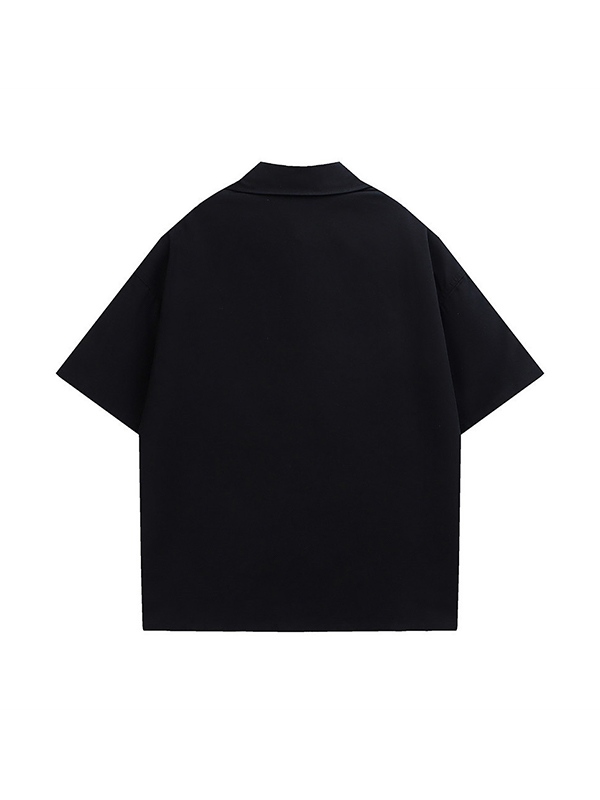 Herren-Punk-Grafik-Button-Down-Hemd-1
